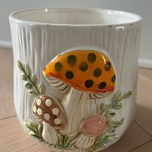 1978 SEARS Roebuck Merry Mushrooms Ceramic Canister Vintage Japan Jar